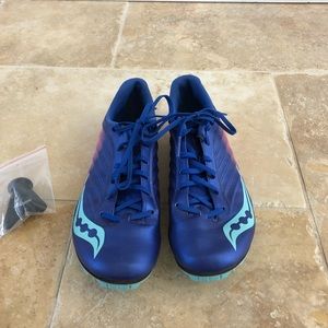 Saucony track spikes